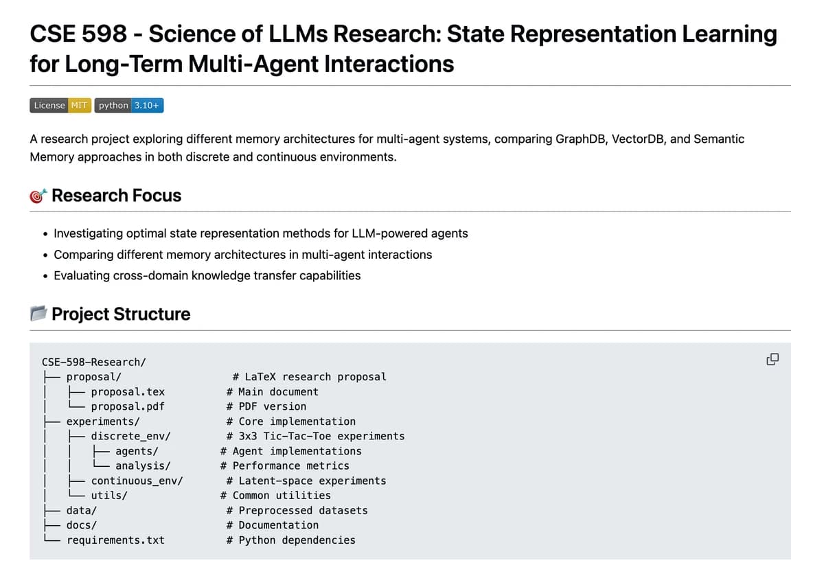 State Representation Learning for Long-Term Multi-Agent Interactions